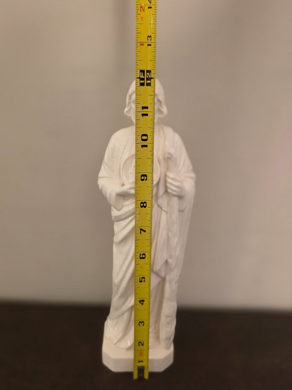 Saint Jude statue is a beautifully Cream Color - Picture 5 of 5